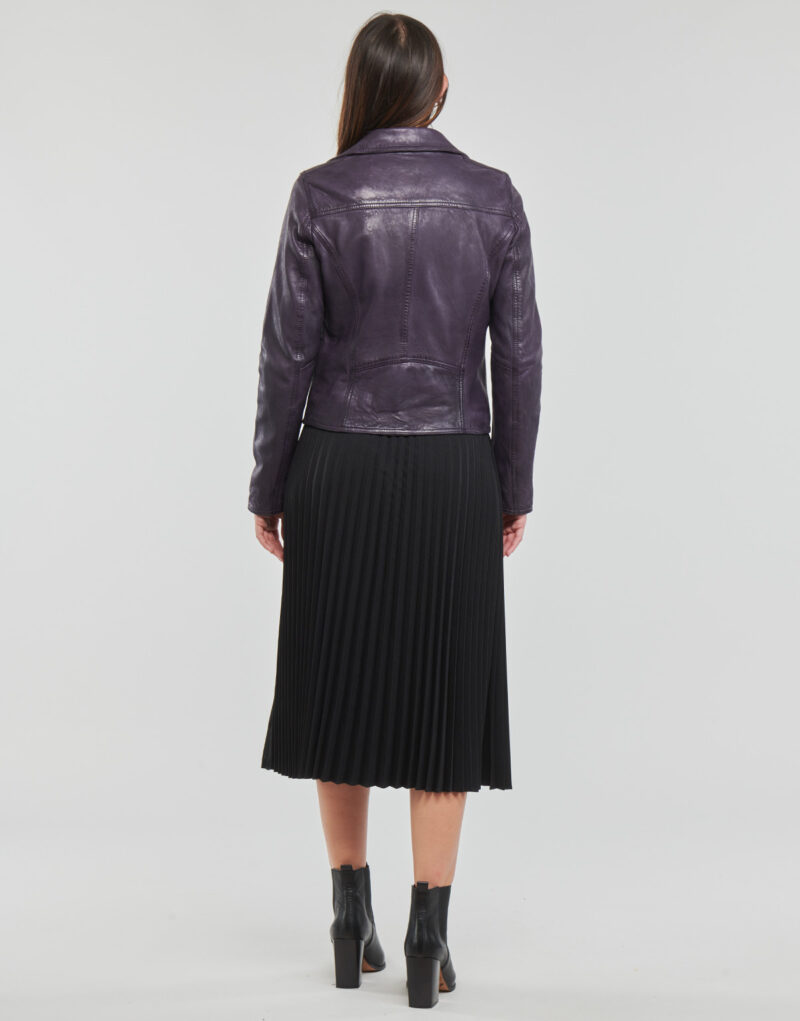 Giacca in pelle  Oakwood  CLIPS 6  Viola -   Giacche in pelle Donna - 4