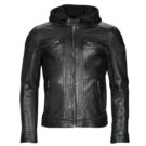 Chaqueta de cueroelle Oakwood DRINK Chaquetas negras en pelle Hombre - 1