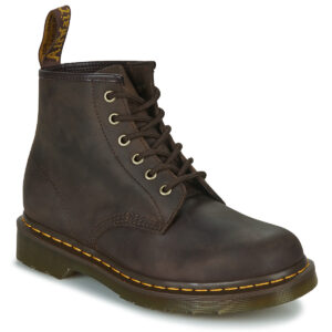 Dr. Martens  101 DARK BROWN CRAZY HORSE  Marrone -  Stivaletti Donna