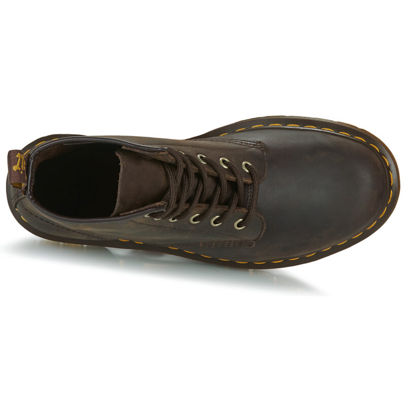 Dr. Martens 101 DARK BROWN CRAZY HORSE Marrone Stivaletti Uomo - 6