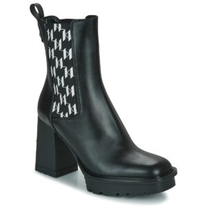 Karl Lagerfeld  VOYAGE VI Monogram Gore Boot  Nero -  Stivaletti Donna