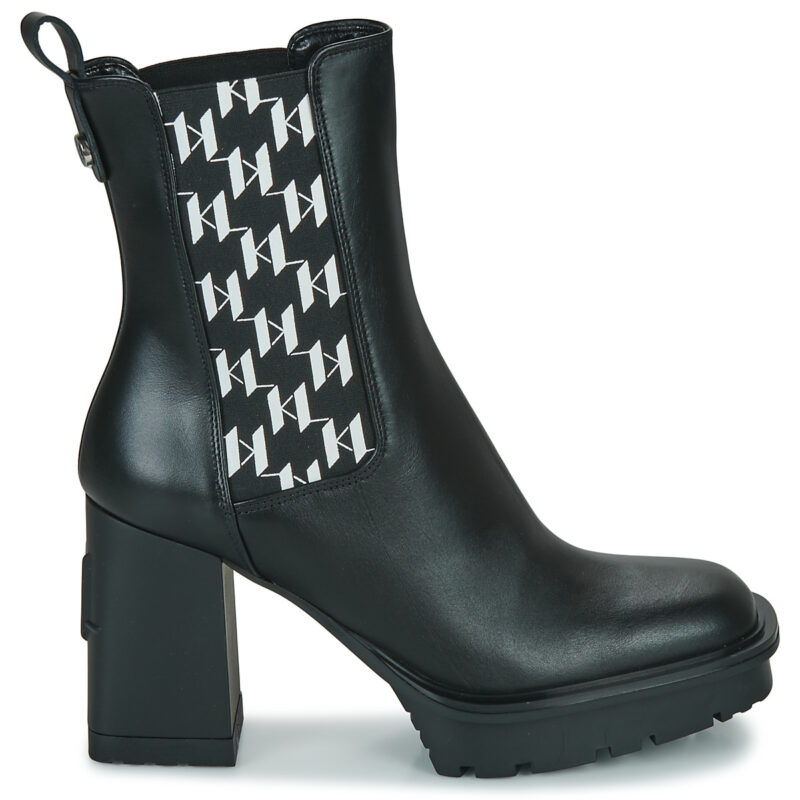 Karl Lagerfeld VOYAGE VI Monogram Gore Boot Nero Stivaletti Donna - 2