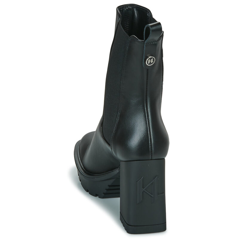 Karl Lagerfeld VOYAGE VI Monogram Gore Boot Nero Stivaletti Donna - 5