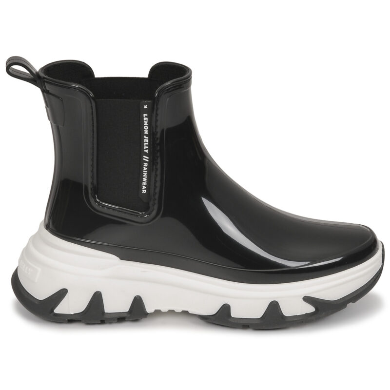 Lemon Jelly Botas de lluvia negras Thora para mujer - 2