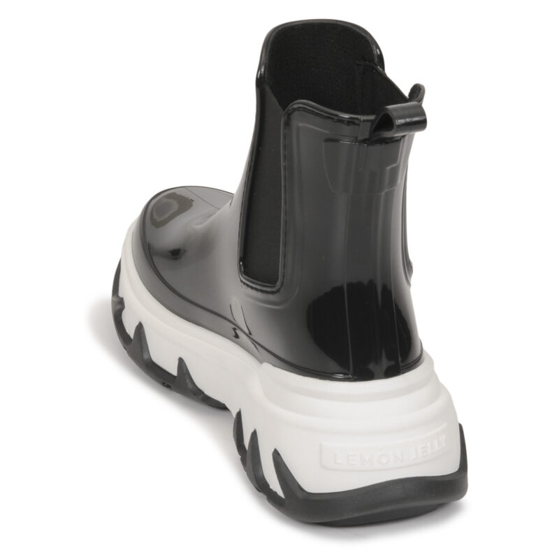 Lemon Jelly Botas de lluvia negras Thora para mujer - 5