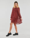 Pepe jeans ELEONORA Red Short Dress Women's Short Dresses - 3