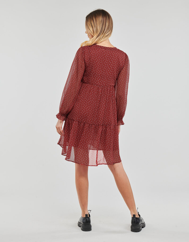 Pepe jeans ELEONORA Red Short Dress Women's Short Dresses - 4