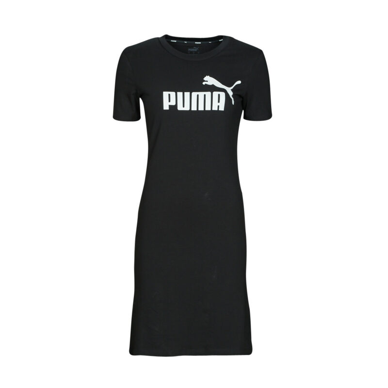 Robe courte Puma ESS SLIM TEE DRESS Noir Robes courtes Femme - 1