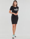 Robe courte Puma ESS SLIM TEE DRESS Noir Robes courtes Femme - 2