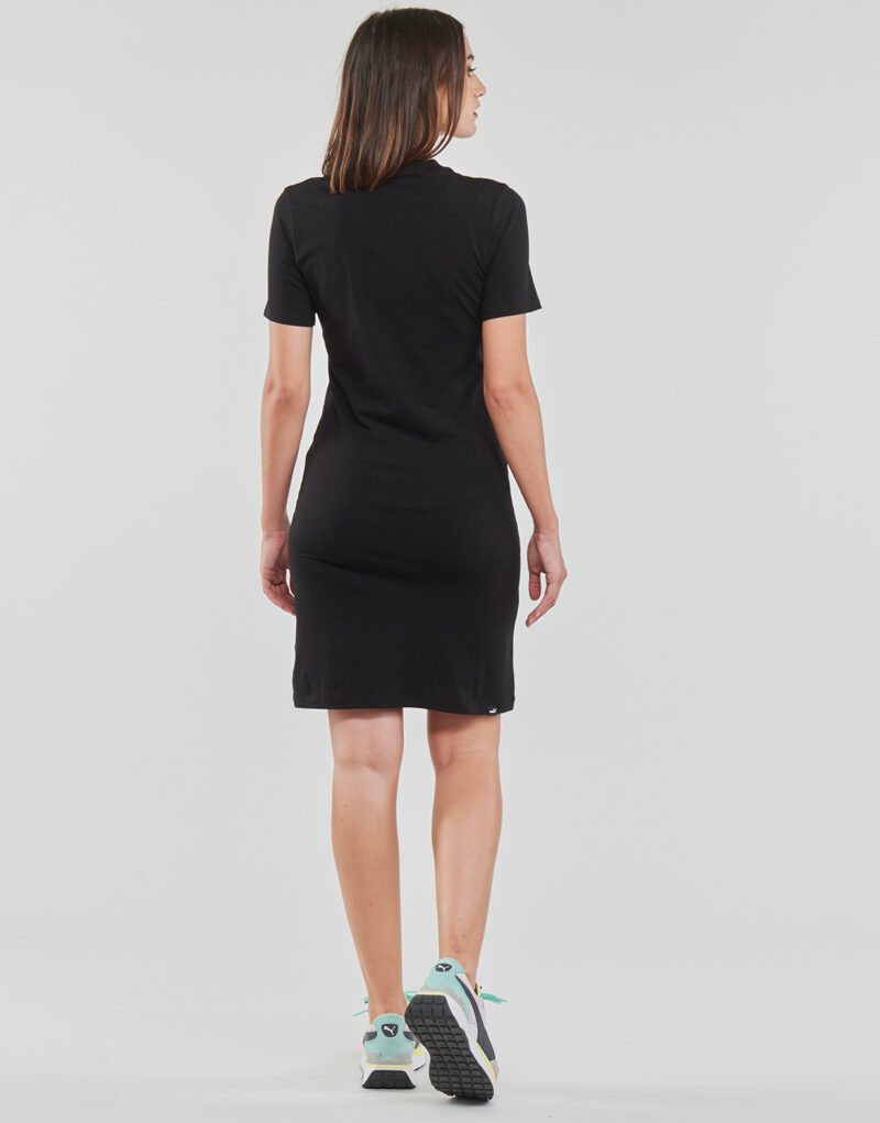 Robe courte Puma ESS SLIM TEE DRESS Noir Robes courtes Femme - 4