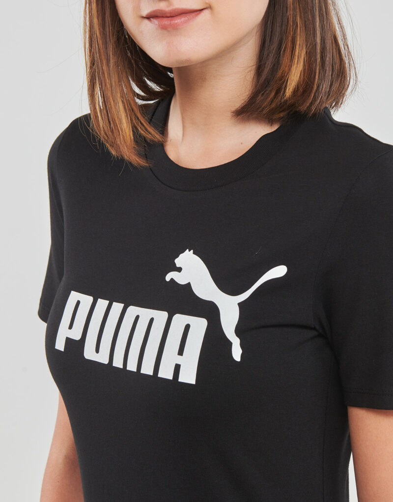 Robe courte Puma ESS SLIM TEE DRESS Noir Robes courtes Femme - 5