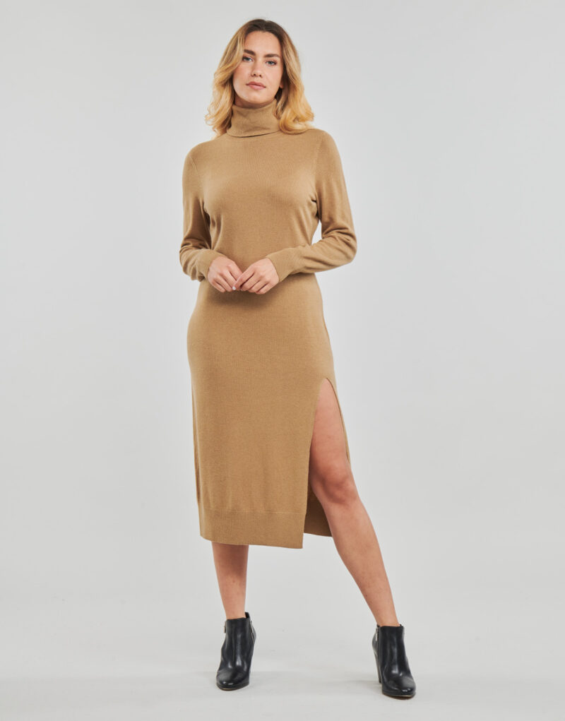 Abito   MICHAEL Michael Kors  EASY TNK SLIT MIDI  Beige -   Abiti Lunghi Donna - 2