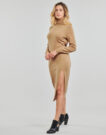 Abito   MICHAEL Michael Kors  EASY TNK SLIT MIDI  Beige -   Abiti Lunghi Donna - 3