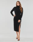 Dress MICHAEL Michael Kors TURTLE NK SLIT MIDI DRS Nero Abiti Lunghi Donna - 2