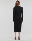 Dress MICHAEL Michael Kors TURTLE NK SLIT MIDI DRS Nero Abiti Lunghi Donna - 4