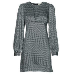 Abito corto  MICHAEL Michael Kors  MK LOGO TIE HT MINI DRESS  Nero -  Abiti corti Donna