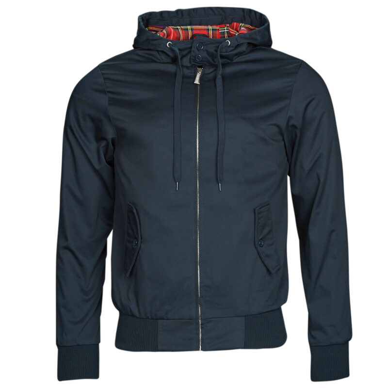 Giubbotto  Harrington  HGO HOODED RECYCLED  Marine -  Giubbotti Uomo - 1