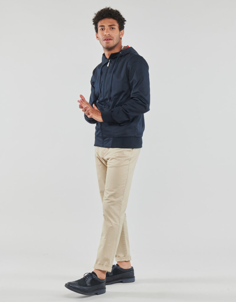 Giubbotto  Harrington  HGO HOODED RECYCLED  Marine -  Giubbotti Uomo - 3