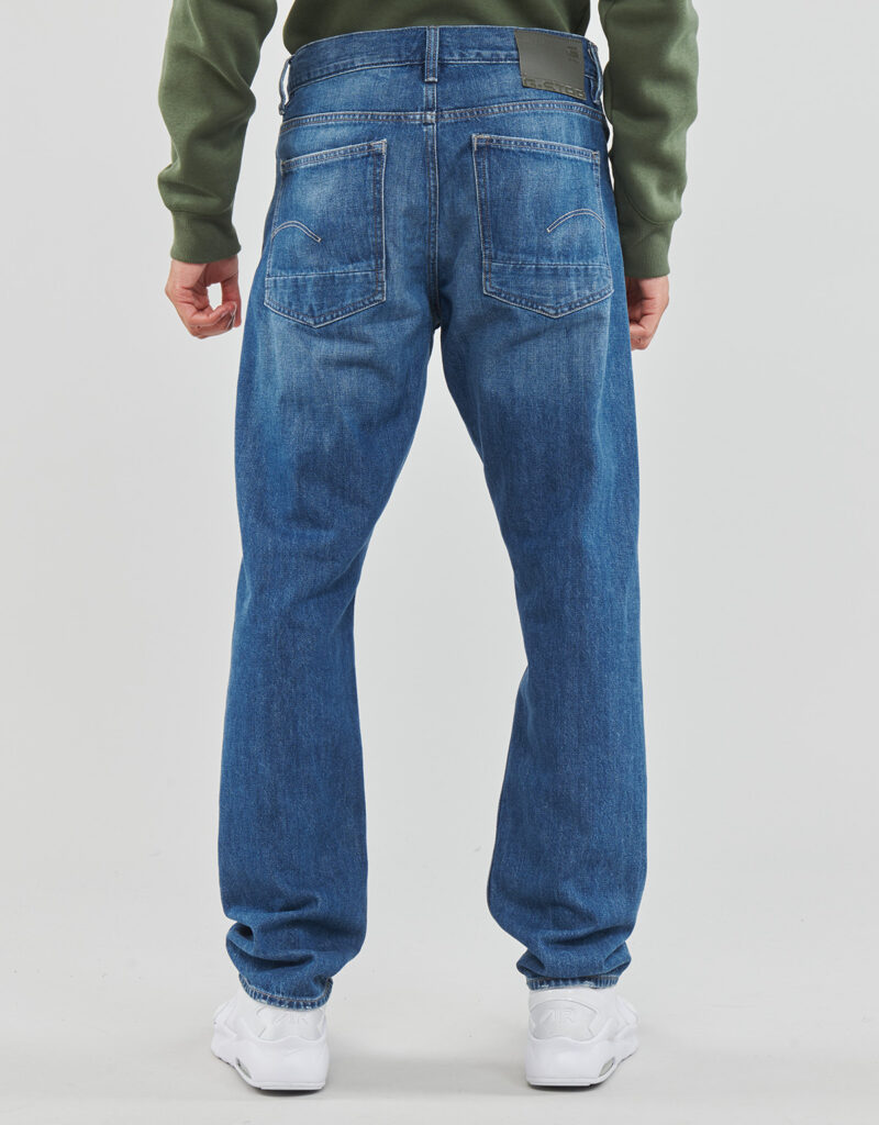 Jeans G-Star Raw Triple A Regular Straight Blu Jeans Uomo - 4