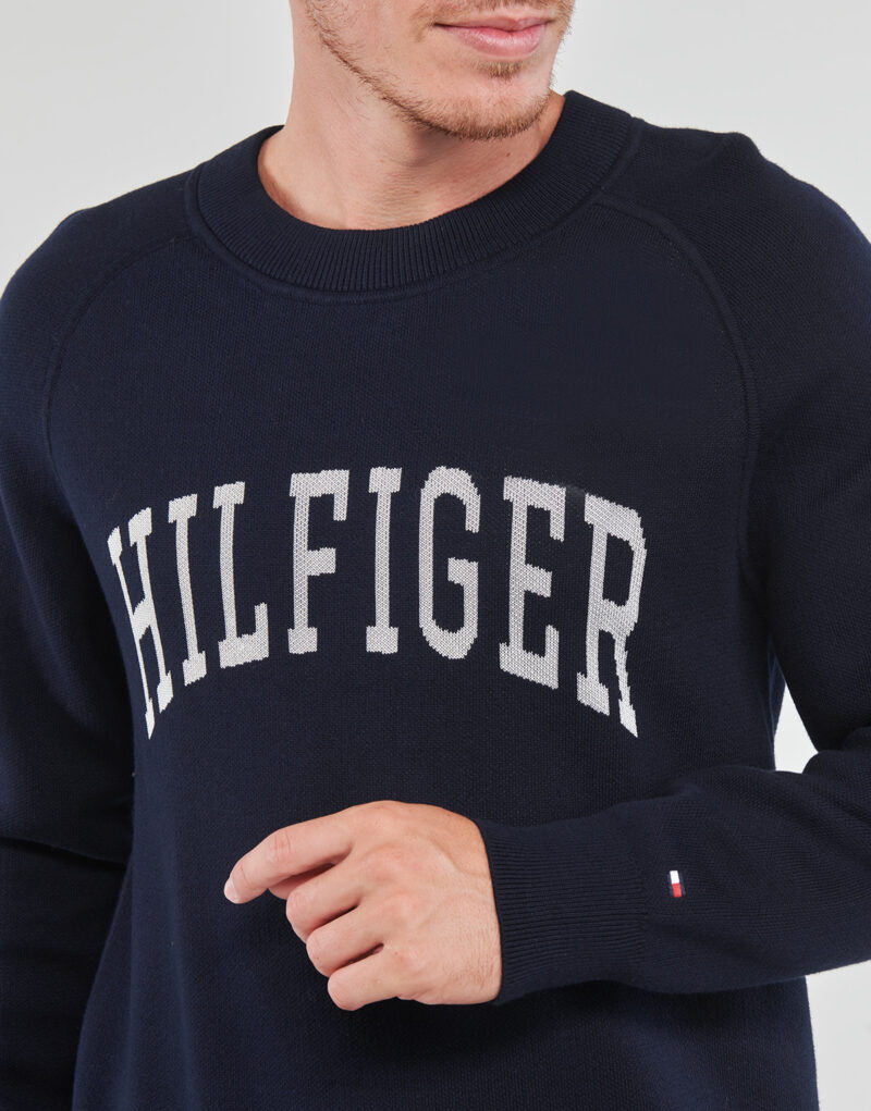 Felpe Tommy Hilfiger VARSITY GRAPHIC CREW NECK Marine Felpe Uomo - 5