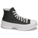 Converse  Chuck Taylor All Star Lugged 2.0 Leather Foundational Leather  Nero -  Sneakers alte Donna - 2