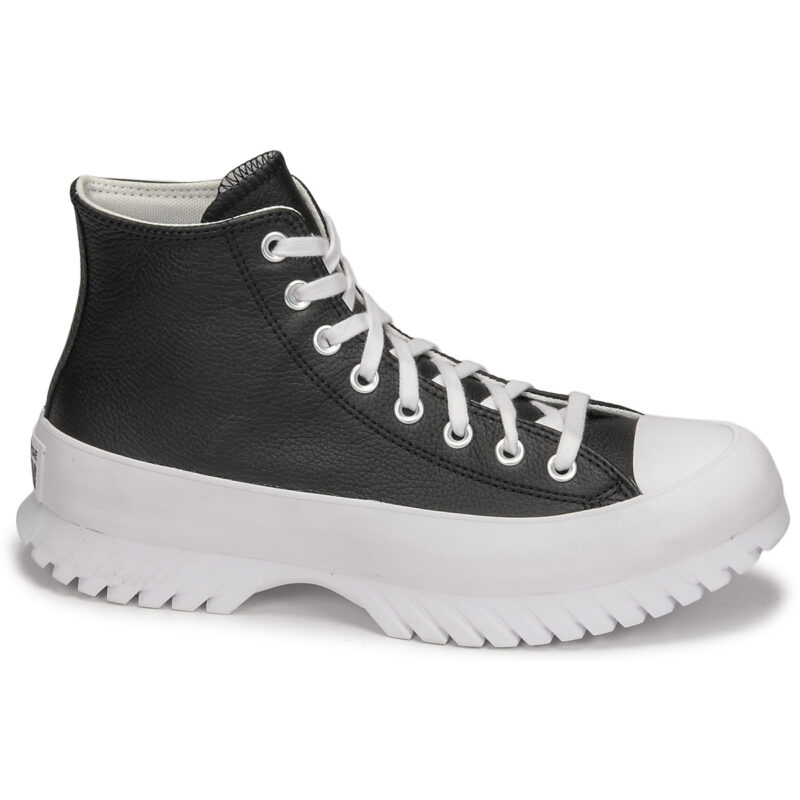 Converse  Chuck Taylor All Star Lugged 2.0 Leather Foundational Leather  Nero -  Sneakers alte Donna - 2