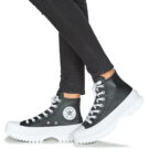 Converse  Chuck Taylor All Star Lugged 2.0 Leather Foundational Leather  Nero -  Sneakers alte Donna - 8