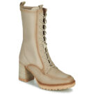 Hispanitas MICHELLE Beige Women's Ankle Boots - 1