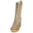Hispanitas MICHELLE Beige Women's Ankle Boots - 3