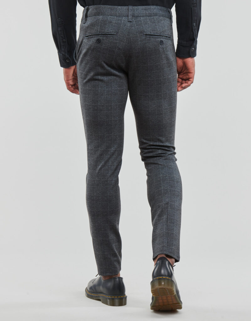 Pantalón Chino Only & Sons ONSMARK CHECK PANTS HY GW 9887 Marine Pantalones Chino Hombre - 4