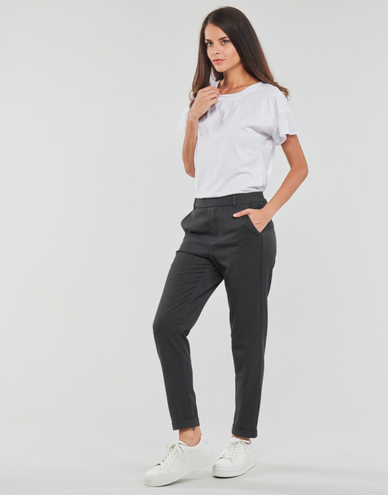 Pantaolini dritti Vero Moda VMMAYA Grigio Pantaolini dritti Donna - 3