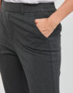 Pantaolini dritti Vero Moda VMMAYA Grigio Pantaolini dritti Donna - 5
