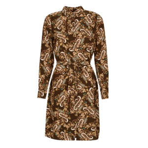 Abito corto  Vero Moda  VMSAGA  Marrone -  Abiti corti Donna