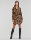 Abito corto  Vero Moda  VMSAGA  Marrone -  Abiti corti Donna - 2