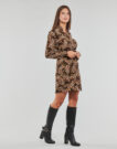 Abito corto  Vero Moda  VMSAGA  Marrone -  Abiti corti Donna - 3