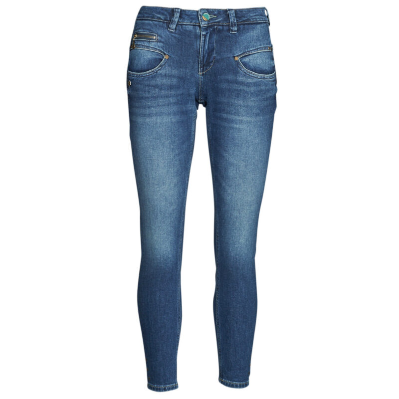 Jeans Slim Freeman T.Porter ALEXA HIGH WAIST CROPPED SDM Blu Jeans Slim Donna - 1
