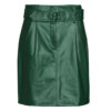 Jupes courtes Vila VICHOOSY HW COATED SKIRT Vert Jupes courtes Femme