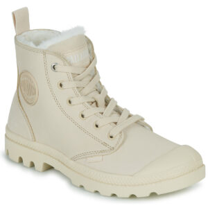Palladium  PAMPA HI ZIP WL  Beige -  Stivaletti Donna