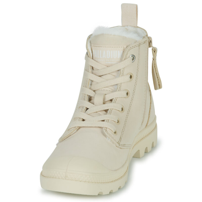 Palladium PAMPA HI ZIP WL Beige Stivaletti Donna - 3
