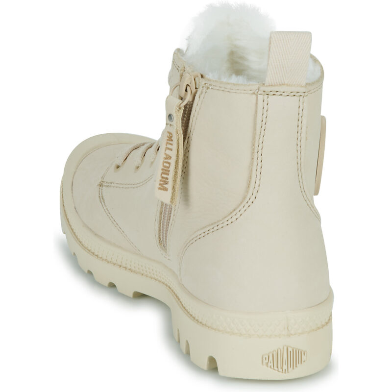 Palladium PAMPA HI ZIP WL Beige Stivaletti Donna - 5
