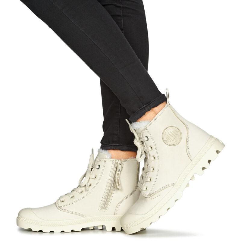 Palladium PAMPA HI ZIP WL Beige Stivaletti Donna - 8