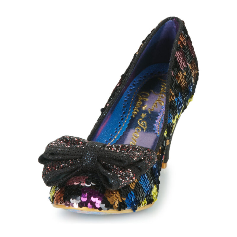 Irregular Choice Zapatos de tac&oacute;n negros para mujer BAN JOE - Talla 3