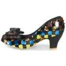 Irregular Choice Zapatos de tac&oacute;n negros para mujer BAN JOE - Talla 4