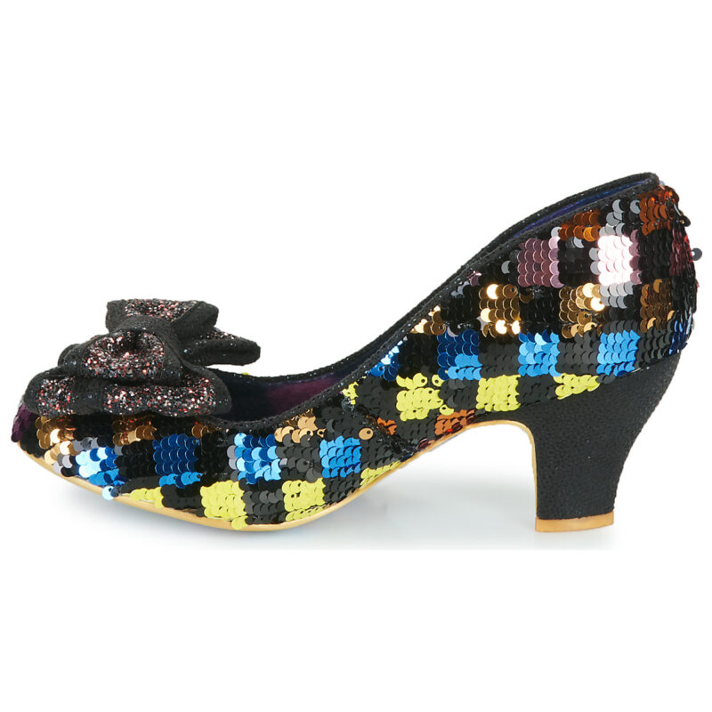 Irregular Choice Zapatos de tac&oacute;n negros para mujer BAN JOE - Talla 4