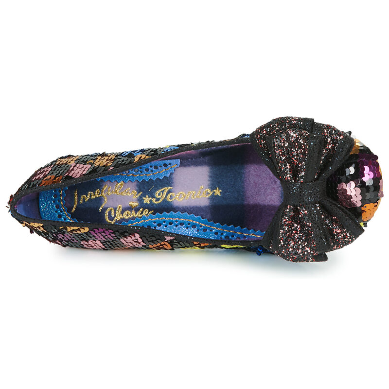 Irregular Choice Zapatos de tac&oacute;n negros para mujer BAN JOE - Talla 6