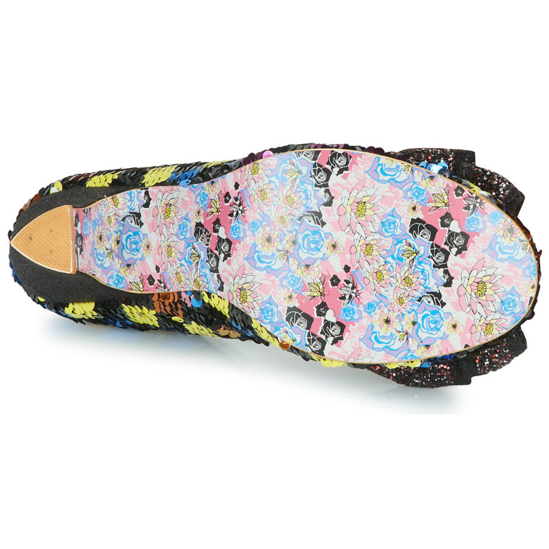 Irregular Choice Zapatos de tac&oacute;n negros para mujer BAN JOE - Talla 7