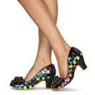 Irregular Choice Zapatos de tac&oacute;n negros para mujer BAN JOE - Talla 8