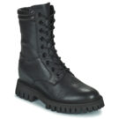 Freelance  LUCY COMBAT LACE UP BOOT  Nero -  Stivaletti Donna - 1