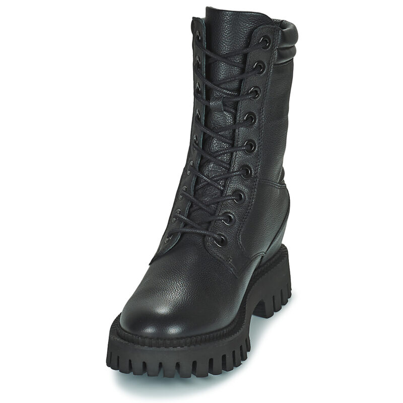 Freelance  LUCY COMBAT LACE UP BOOT  Nero -  Stivaletti Donna - 3