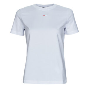 T-shirt  Diesel  T-REG-MICRODIV  Bianco -  T-shirt maniche corte Donna